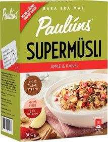Bild på Pauluns Supermüsli Äpple & Kanel 420 g