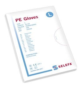 Bild på Selefa PE Gloves Large 100 st