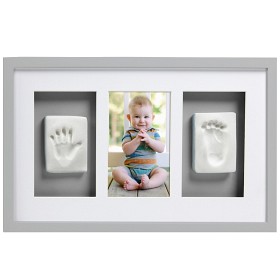 Bild på Pearhead  Babyprints Deluxe Ram Trippel Grå