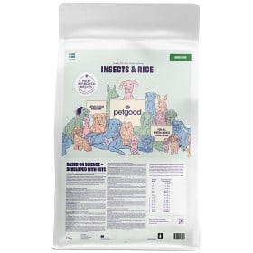 Bild på Petgood Insekter & Ris Vuxen hund 12 kg