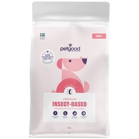 Bild på Petgood Insektsfoder helfoder valpar, växande hundar och digivande tikar 5 kg