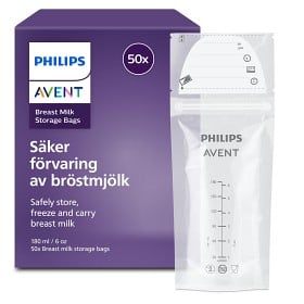 Bild på Philips Avent Förvaringspåsar för bröstmjölk, 50 st