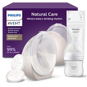 Bild på Philips Avent Hands-Free dubbel elektrisk bröstpump Startkit