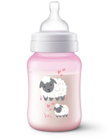 Bild på Philips Avent Nappflaska Anti-Kolik 260 ml Rosa
