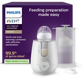Bild på Philips Avent Premium 2-in-1 Warmer & Sterilizer