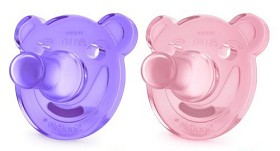 Bild på Philips Avent Soothie-napp lila/rosa +3 månader