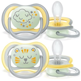 Bild på Philips Avent Ultra Air napp 18+ månader Glow in the dark