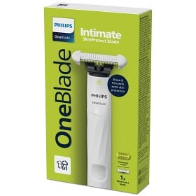 Bild på Philips OneBlade Intimate rakapparat, Vit