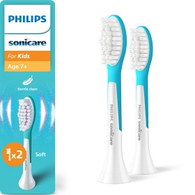 Bild på Philips Sonicare for Kids borsthuvuden för barn 7+ år, 2-pack, HX6042/90