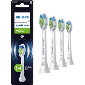 Bild på Philips Sonicare W2 Optimal White borsthuvuden, Vita, 4-pack, HX6064/87