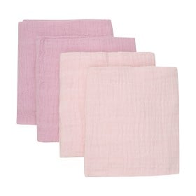 Bild på Pippi Muslinfilt 4-pack (Shrinking Violet) 