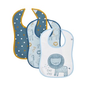 Bild på Pippi Terry Haklapp 3-pack (Provincial Blue)