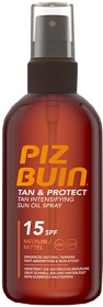 Bild på Piz Buin Tan & Protect Tan Intensifying Oil Spray SPF 15, 150 ml