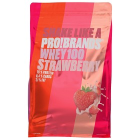 Bild på Pro Brands Whey Powder Strawberry 900 g