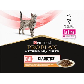Bild på Purina Pro Plan Veterinary Diets Feline DM St/Ox Diabetes Kyckling 10 x 85 g