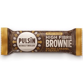 Bild på Pulsin Brownie Saltkola & Jordnöt 35 g