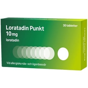 Bild på Loratadin Punkt, tablett 10 mg 30 st