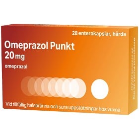 Bild på Omeprazol Punkt, enterokapsel, hård 20 mg 28 st