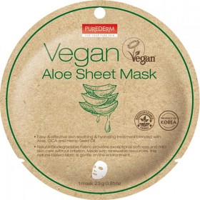 Bild på Purederm Vegan Aloe Sheet Mask