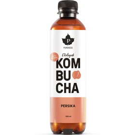 Bild på Pureness Kombucha Persika ekologisk 400 ml