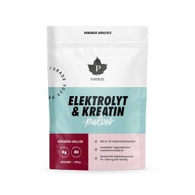 Bild på Pureness Elektrolyt & Kreatin pulver Körsbär Hallon 200 g