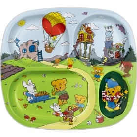 Bild på Rätt Start Bamse-motiv Facktallrik