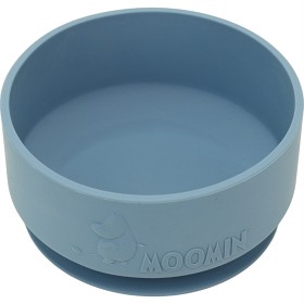 Bild på Rätt Start Mumin Silikon Skål med Sugkopp Blueberry Blue