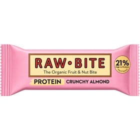 Bild på Rawbite Frukt- & Nötbar Crunchy Mandel Protein 45 g