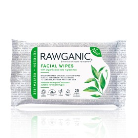 Bild på Rawganic Refreshing Facial Wipes 25 st