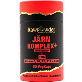 Bild på Rawpowder Järn Komplex+ 60 kapslar