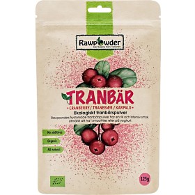Bild på Rawpowder Tranbärspulver 125 g