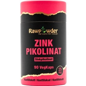 Bild på Rawpowder Zink Pikolinat 25mg 90 kapslar