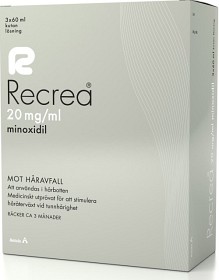 Bild på Recrea, kutan lösning 20 mg/ml 3 x 60 ml