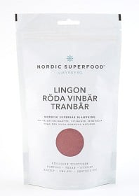 Bild på Nordic Superfood Red - lingon, röda vinbär & tranbär 175 g