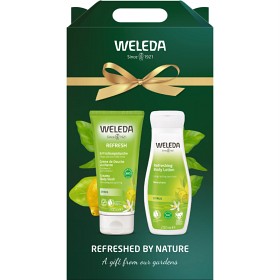Bild på Weleda Refreshed by Nature Citrus duschtvål & bodylotion
