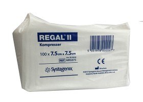 Bild på Regal II kompress osteril 7,5x7,5cm 100 st
