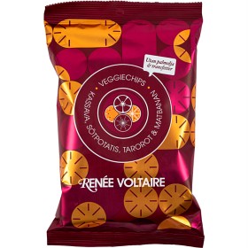 Bild på Renée Voltaire Veggiechips – Kassava, Tarorot, Sötpotatis & Matbanan 115 g