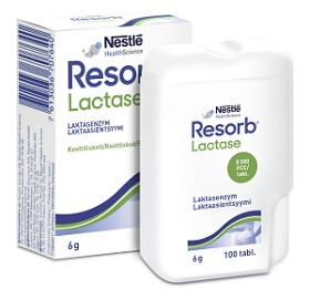 Bild på Resorb Lactase 100 tabletter