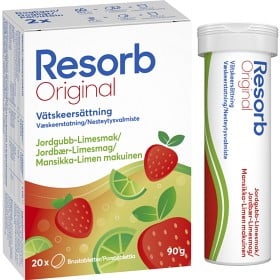 Bild på Resorb Original Jordgubb Lime brustabletter 20 st