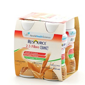 Bild på Resource 2.5 Fibre Compact Cappuccino 4 x 125 ml