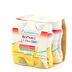 Bild på Resource 2.5 Fibre Compact Plommon Mango 4 x 125 ml