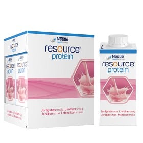 Bild på Resource Protein, jordgubb, drickfärdigt kosttillägg 4 x 200 ml