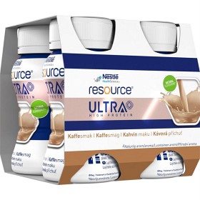 Bild på Resource Ultra, icke komplett kosttillägg, kaffe 4 x 125 ml