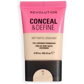 Bild på Revolution Conceal and Define Soft Matte Tube Foundation F1N 23 ml