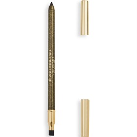 Bild på Revolution Pro Visionary Gel Eyeliner Pencil Starry Black with gold glitter