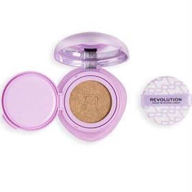 Bild på Revolution Superdewy Cushion Foundation Light Neutral Cool 9 g