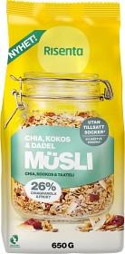 Bild på Risenta Chia, Kokos & Dadel Müsli 650 g