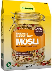 Bild på Risenta Kokos & Hasselnöt Müsli 350 g