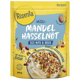 Bild på Risenta Müsli Mandel Hasselnöt 350 g