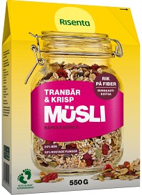 Bild på Risenta Müsli Tranbär & Krisp 550 g